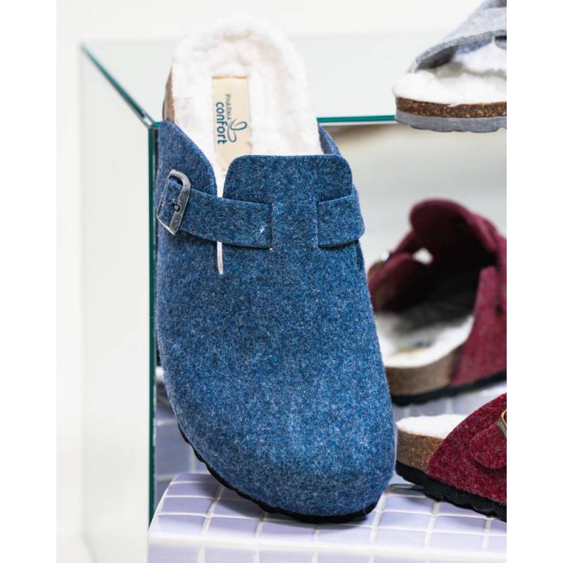 Pantoufles Chaussons Feutre Hiver Pour Femmes Et Hommes - Semelle Antidérapante, Doublure Fourrure, Réglables - Pour Intérieur Et Extérieur