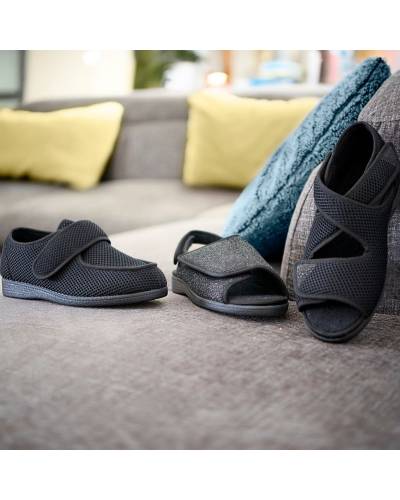 chausson thérapeutique noir pailletée