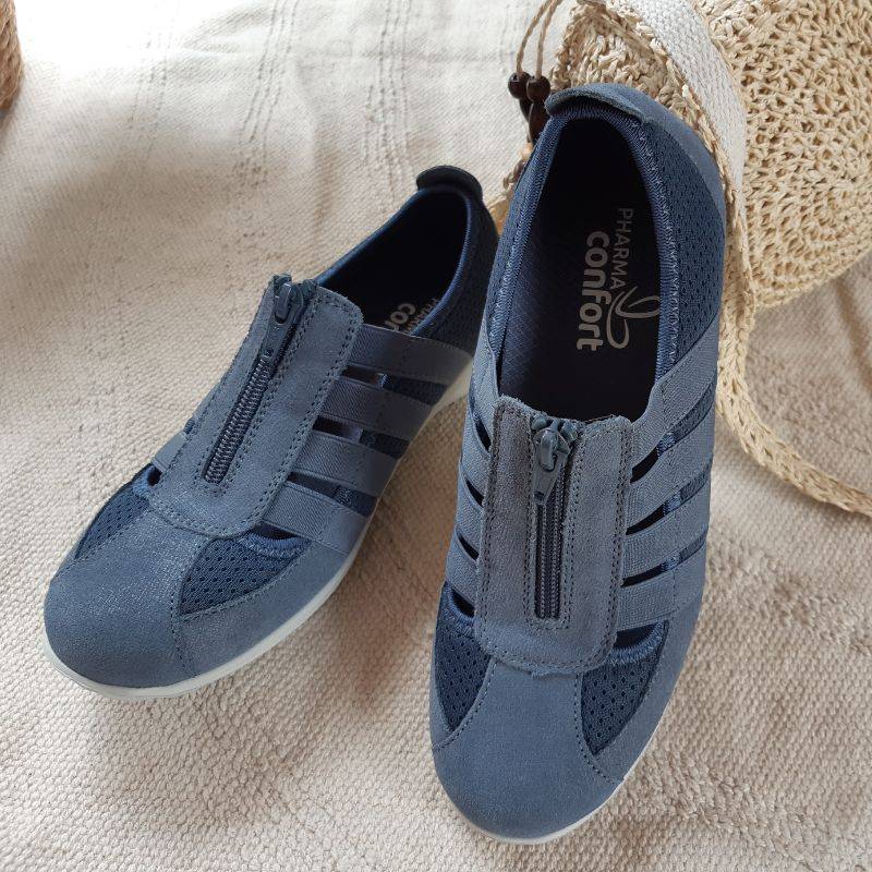 chaussure avec zip confort