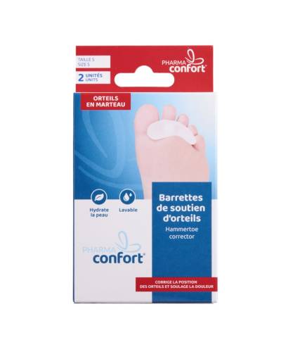 barrette de soutien d'orteils pharmaconfort