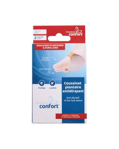 Coussinet plantaire antidérapant pharmaconfort