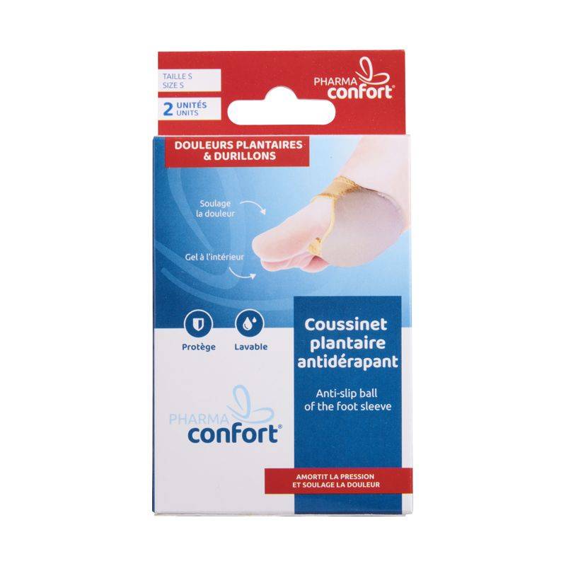 Coussinet plantaire antidérapant pharmaconfort