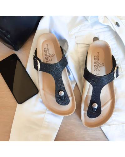 mules cuir femme confort