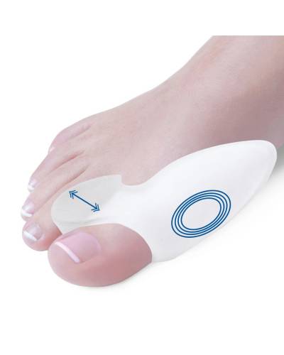Protège l'hallux valgus et empêche le chevauchement des orteils pharmaconfort