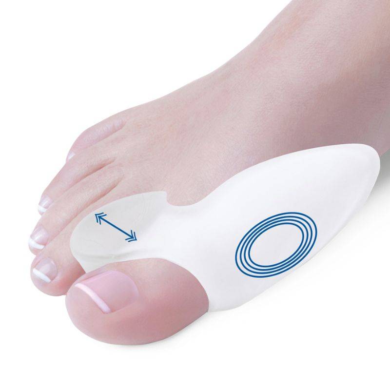 Protège l'hallux valgus et empêche le chevauchement des orteils pharmaconfort