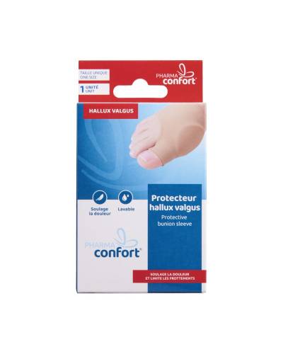 Gant protection hallux valgus oignon réversible pharmaconfort