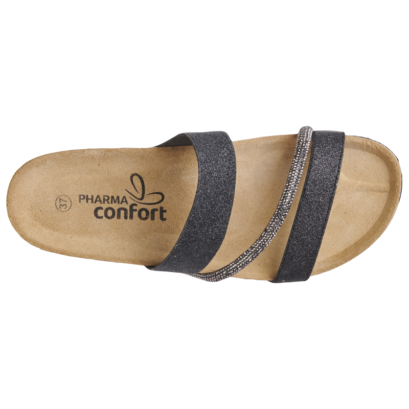 sandale pied large femme