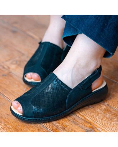 Sandale pieds déformés femme confort