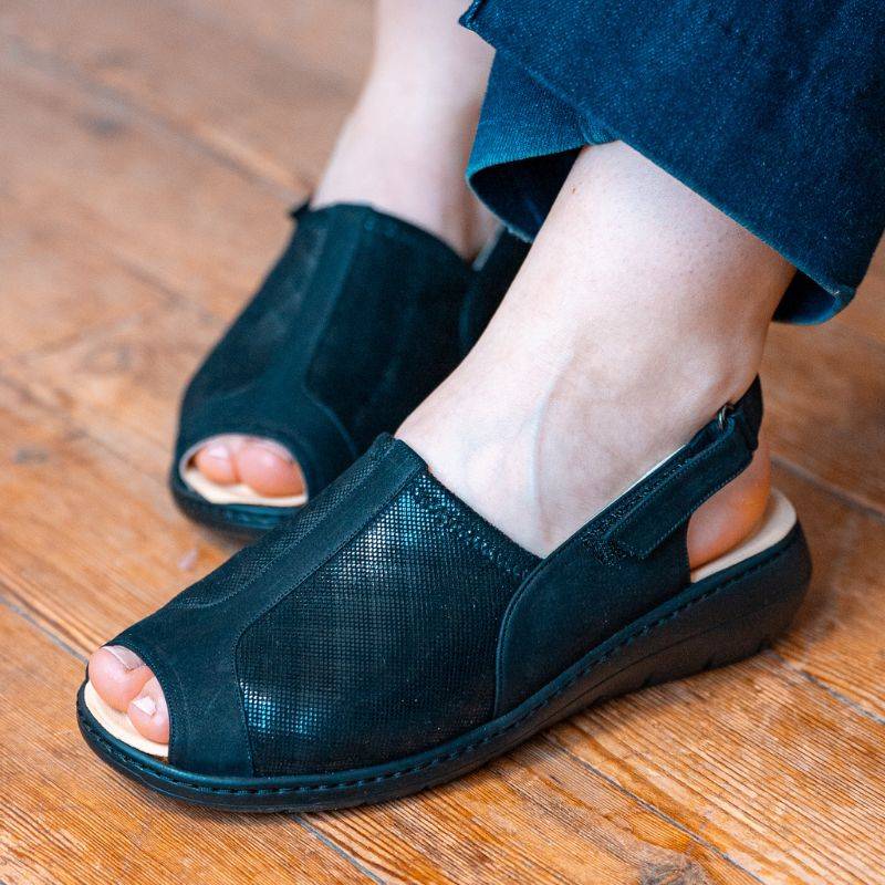 Sandale pieds déformés femme confort