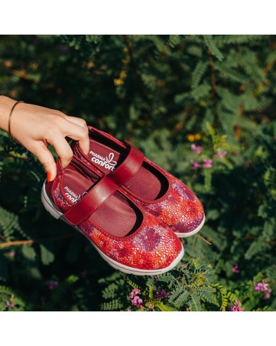 Ballerine velcro extrasouple et légère