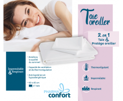 TAIE OREILLER 2EN1